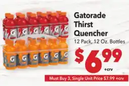 Vallarta Supermarkets Gatorade Thirst Quencher offer
