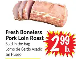 Foodmaxx Fresh Boneless Pork Loin Roast offer