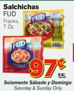 El Super Fresh FUD Franks offer