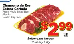 El Super Fresh Whole Sliced Beef Shanks offer