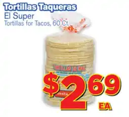 El Super Fresh El Super Tortillas for Tacos offer