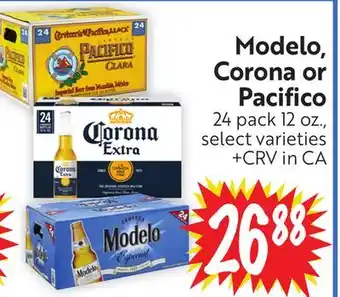 Foodmaxx Modelo, Corona or Pacifico offer