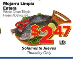El Super Fresh Clean Tilapia offer