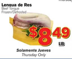 El Super Fresh Beef Tongue offer