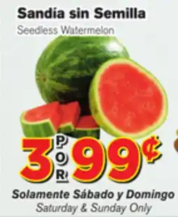 El Super Fresh Seedless Watermelon offer