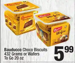 Super King Markets Bauducco Choco Biscuits 432 Grams or Wafers To Go 20 oz offer