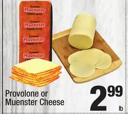 Super King Markets Provolone or Muenster Cheese offer