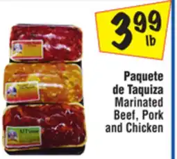 El Super Marinated Beef, Pork and Chicken offer