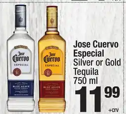 Super King Markets Jose Cuervo Especial Silver or Gold Tequila offer