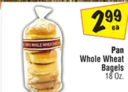 El Super Whole Wheat Bagels offer