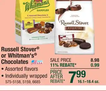 Menards Russell Stover Assorted Fine Chocolates Bag - 18.4 oz offer