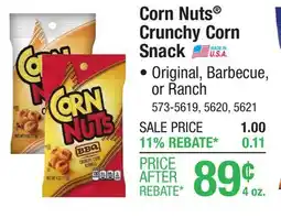 Menards Corn Nuts Original Crunchy Corn Snack - 4 oz offer