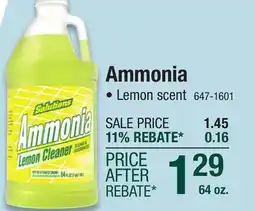 Menards Solutions Lemon Multi-Purpose Ammonia - 64 oz offer