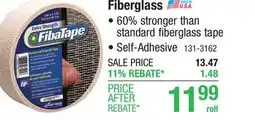 Menards ADFORS FibaTape 2-3/8 x 250' Extra-Strength Fiberglass Mesh Drywall Joint Tape offer