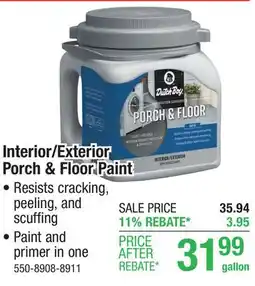 Menards Dutch Boy Satin Base A Porch & Floor Paint + Primer - 1 gal offer
