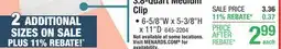 Menards Sterilite Medium Clear Clip Box offer