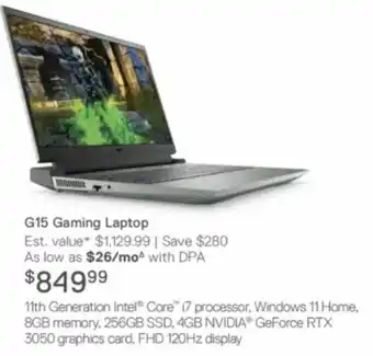 G15 Gaming Laptop