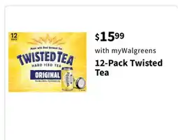 Walgreens 12-Pack Twisted Tea offer