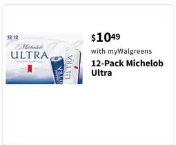 Walgreens 12-Pack Michelob Ultra offer