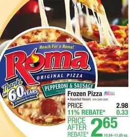 Menards Roma Original Supreme Pizza - 11.05 oz offer