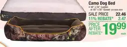 Menards 34 x 24 Meteorite Camouflage Cuddler Dog Bed offer