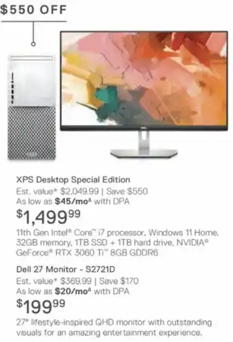 Dell 27 Monitor- S2721D
