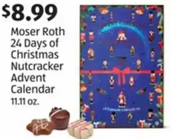 Aldi Moser Roth 24 Days Of Christmas Nutcracker Advent Calendar 11.11 Oz offer