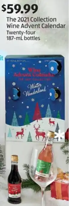 Aldi The 2021 Collection Wine Advent Calendar Twenty-Four 187 ml Bottles offer