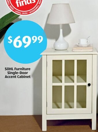 Aldi SOHL Furniture Single-Door Accent Cabinet offer