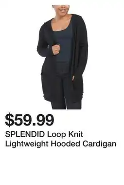 Marshalls SPLENDID Loop Knit Lightweight Hooded Cardigan offer