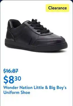 Walmart Wonder Nation Little & Big Boy's Uniform Shoe offer