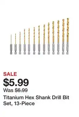 Harbor Freight Tools Titanium Hex Shank Drill Bit Set, 13-Piece offer