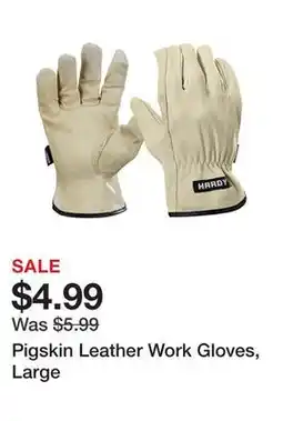 Harbor Freight Tools Pigskin Leather Work Gloves, Large offer