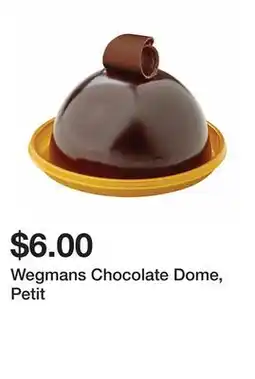 Wegmans Wegmans Chocolate Dome, Petit offer