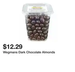 Wegmans Wegmans Dark Chocolate Almonds offer