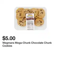 Wegmans Wegmans Mega-Chunk Chocolate Chunk Cookies offer