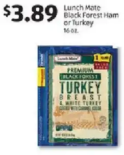 Aldi Lunch Mate Black Forest Ham or Turkey offer