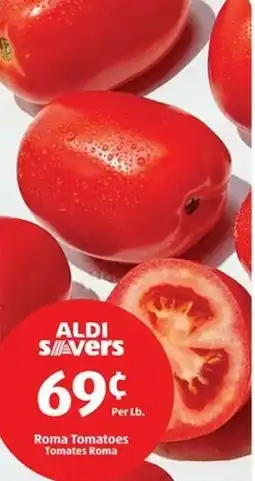 Aldi Roma Tomatoes offer