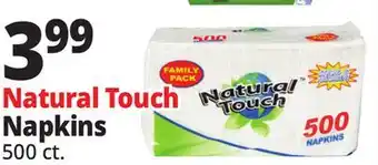 Ocean State Job Lot Natural Touch Napkins offer