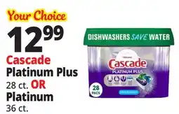 Ocean State Job Lot Cascade Platinum Plus 28 ct. OR Platinum 36 ct offer
