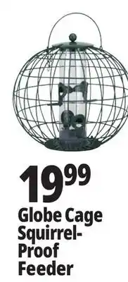 Ocean State Job Lot Yankee Trader Globe Cage Squirrel Proof Bird Feeder offer