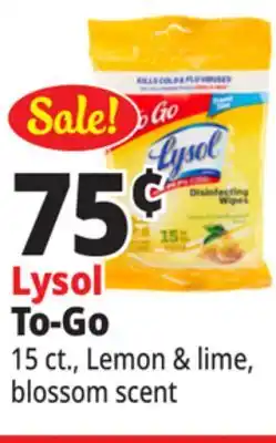 Ocean State Job Lot Lysol To-Go offer