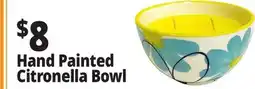 Ocean State Job Lot Hand Painted Citronella Bowl offer