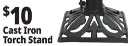 Ocean State Job Lot Cast Iron Torch Stand offer