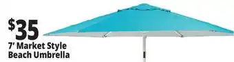 Ocean State Job Lot 7' Market Style Beach Umbrella offer