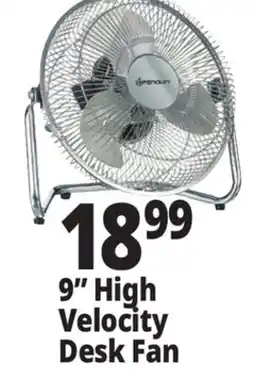 Ocean State Job Lot 9 High Velocity Desk Fan offer