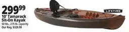 Ocean State Job Lot Lifetime Tamarack 10' Sit-On Kayak offer