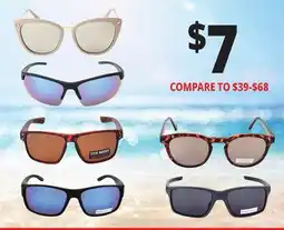 Ocean State Job Lot FAMOUS MAKER SUNGLASSES offer