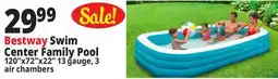 Ocean State Job Lot Bestway H2OGO! Family Swim Center Inflatable Pool 10' offer