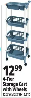 Ocean State Job Lot Leader 10-Drawer Rolling Craft Cart offer